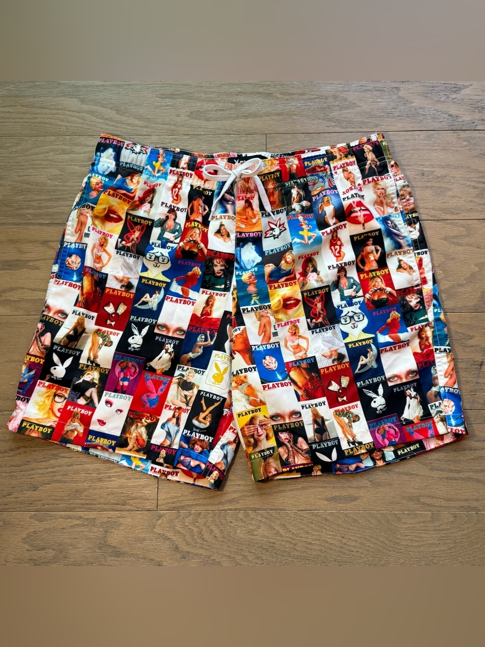 Playboy Magazine print Swim Trunks
